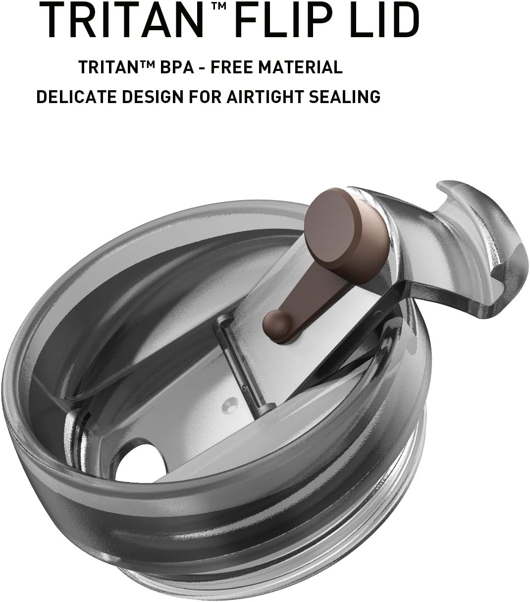 Taza de viaje de café con tapa antiderrames, vaso de acero inoxidable de doble pared aislado al vacío, taza térmica para bebidas, 16 onzas, alce