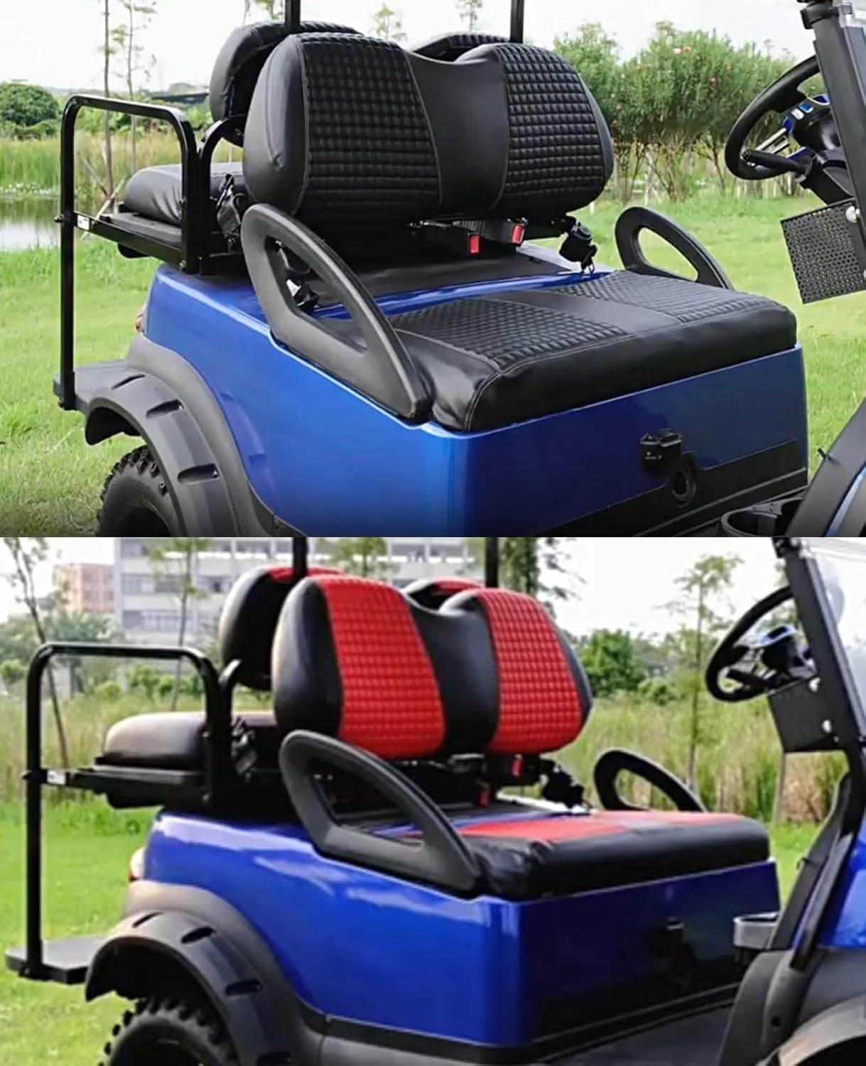 Scott Edward Accesorios para carrito de golf, fundas de asiento de carrito de golf para Club Car PrecedentDSEZGO TXTRXV, Universal Reemplazar los