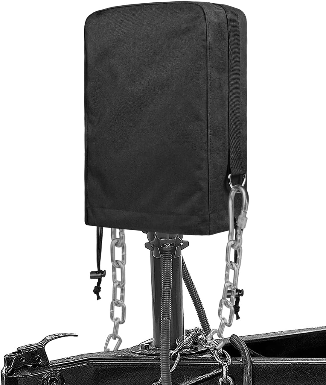 Cubierta eléctrica para gato de lengua RV – Tela Oxford 900D impermeable protectora, accesorios de remolque de viaje para protección exterior