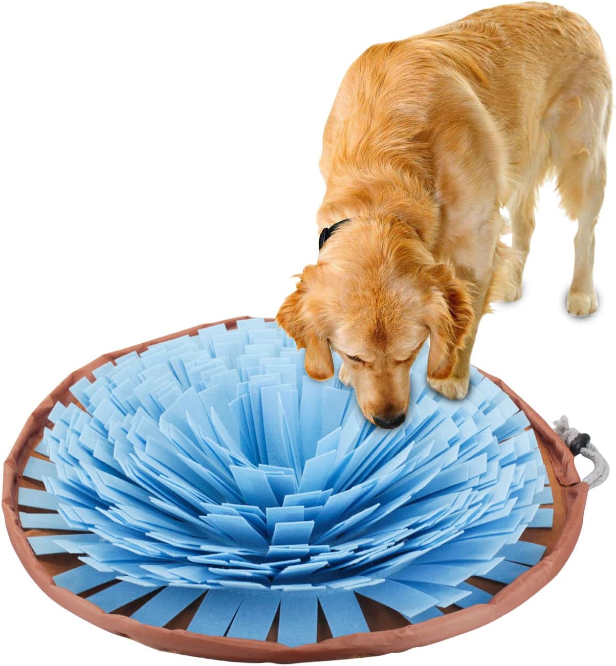 WishLotus Tapete para olfatear mascotas para perros, tapete ajustable para forraje para perros para entrenamiento de olores, cuenco para comedero