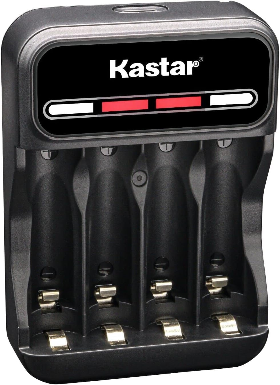Kastar AAAJ – Batería Ni-MH de 1.2 V 1000 mAh CMH4 cargador USB inteligente compatible con Panasonic KX-TG4732 KX-TG4732B KX-TG4733 KX-TG4733B