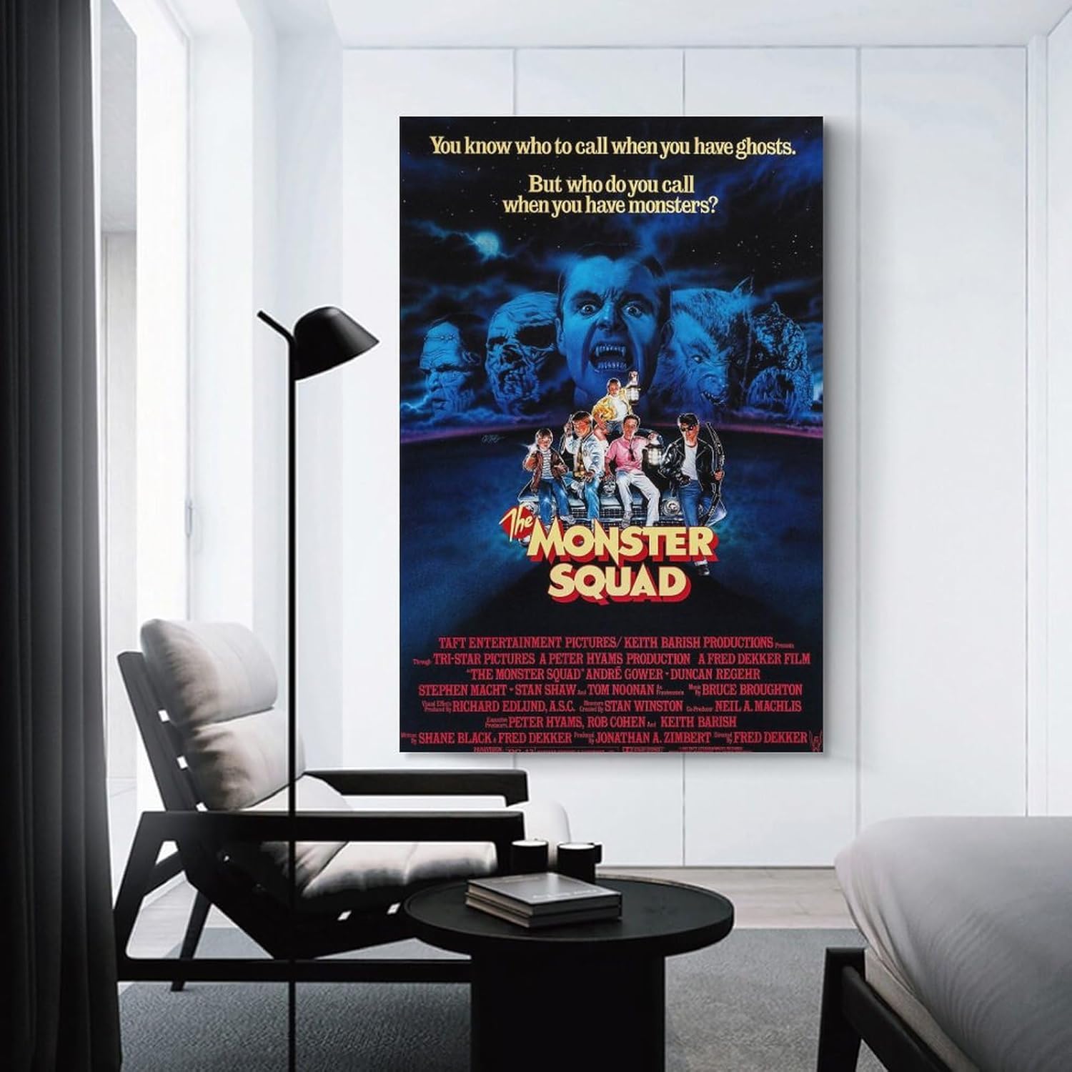 Póster de película The Monster Squad de 1987 para dormitorio, decoración de pared estética, impresiones artísticas en lienzo para decoración de