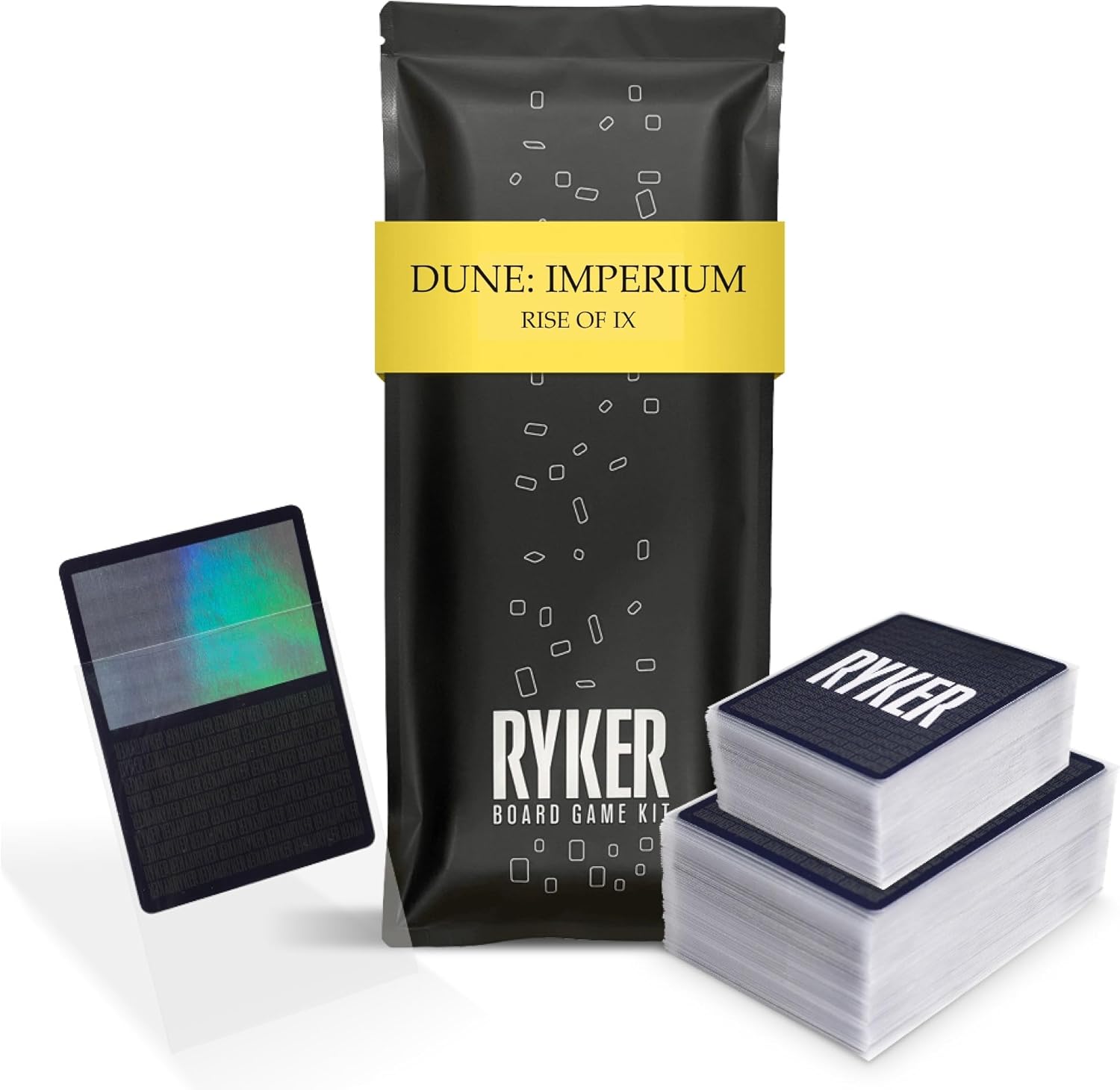 Ryker  Compatible con Dune Imperium  Rise of Ix Card Sleeve Kit  Fundas para cartas de juego de mesa (transparentes)