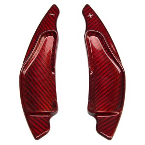 TANGSEN Cubierta de fibra de carbono real para volante de palanca de cambios extendida compatible con Lexus IS 2006 2007 2008 2009 2010 2011 2012 TANGSEN Cubierta de fibra de carbono real para volante de palanca de cambios extendida compatible con Lexus IS 2006 2007 2008 2009 2010 2011 2012