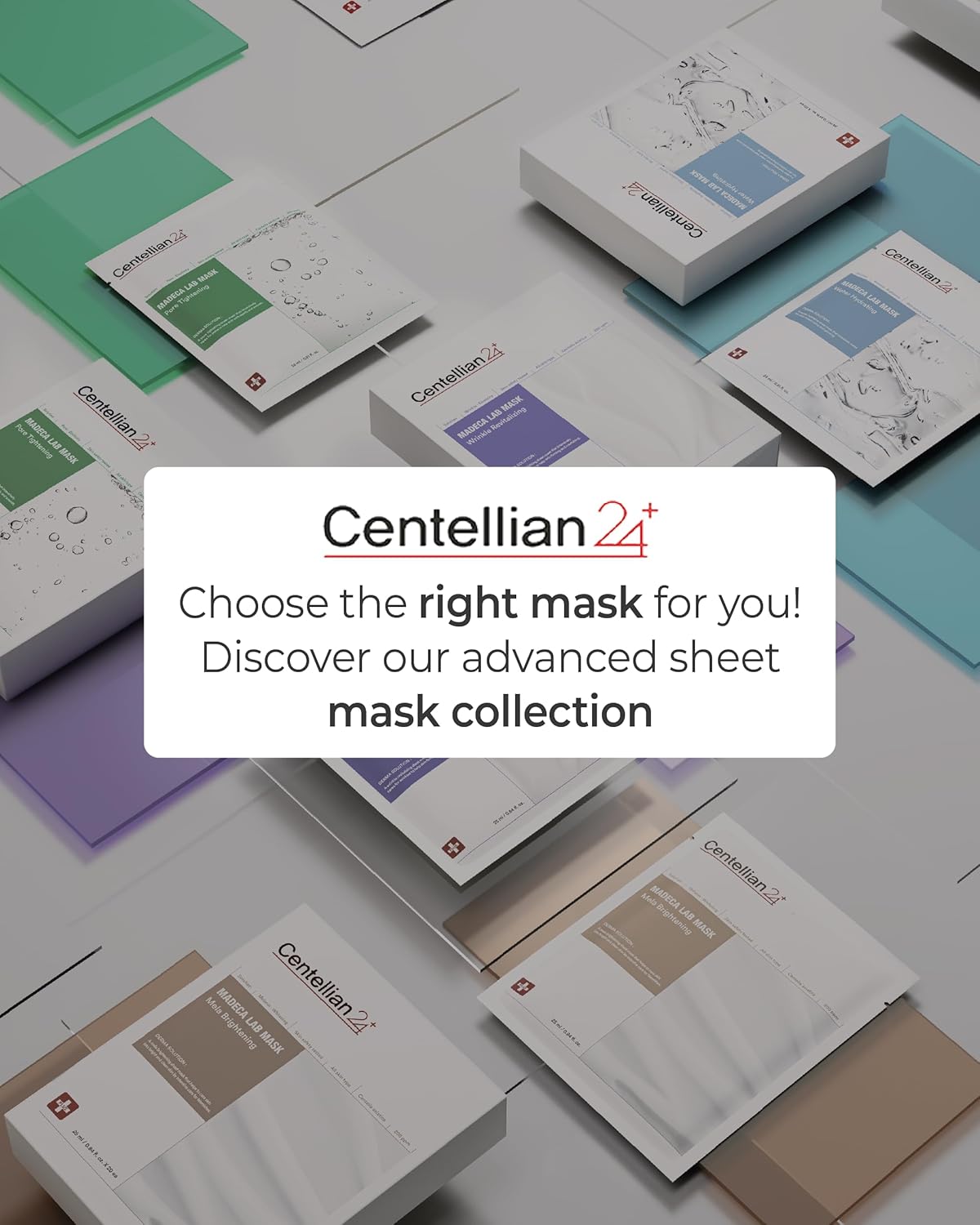 CENTELLIAN 24 Madeca Mask (extra hidratante, 20 piezas) – Mascarilla facial, ultra hidratante y calmante para pieles secas y sensibles. Cuidado de