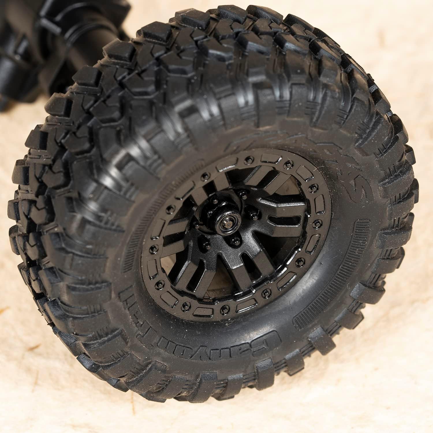 RampCrab Eje de transmisión CVD de acero duro delantero y trasero (+ 0.197 in de longitud) para TRX4M RC Crawler Car, 118 TRX4-M Unlimited Trail
