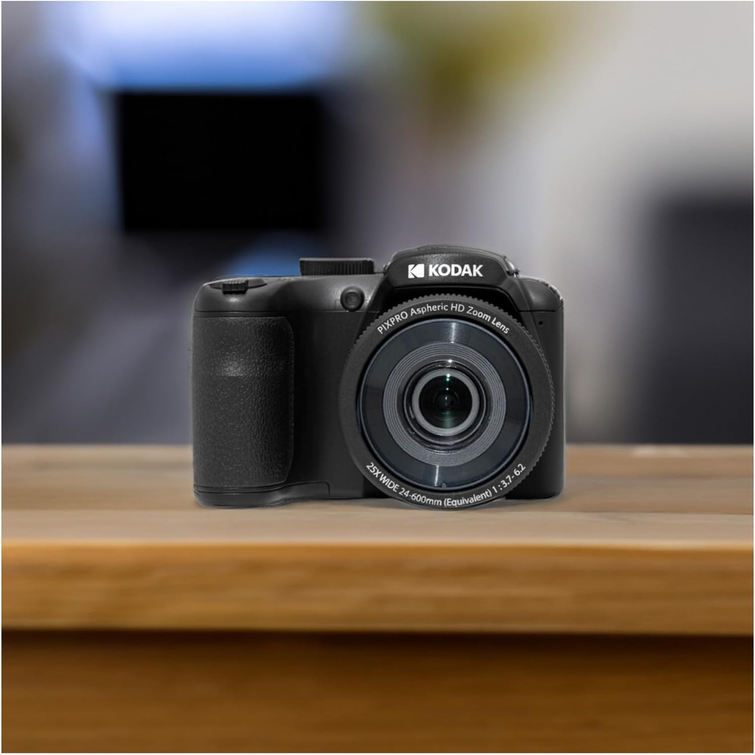 Kodak PIXPRO AZ255 Astro Zoom – Cámara digital de 16 MP (negro) – Fotografía de alta resolución con zoom óptico 25X – Paquete perfecto de cámara de