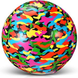 Pelota de fútbol de camuflaje tamaño 4 para niños y niñas, pelota de fútbol con bomba de inflador, para deportes en interiores y exteriores, pelota Pelota de fútbol de camuflaje tamaño 4 para niños y niñas, pelota de fútbol con bomba de inflador, para deportes en interiores y exteriores, pelota