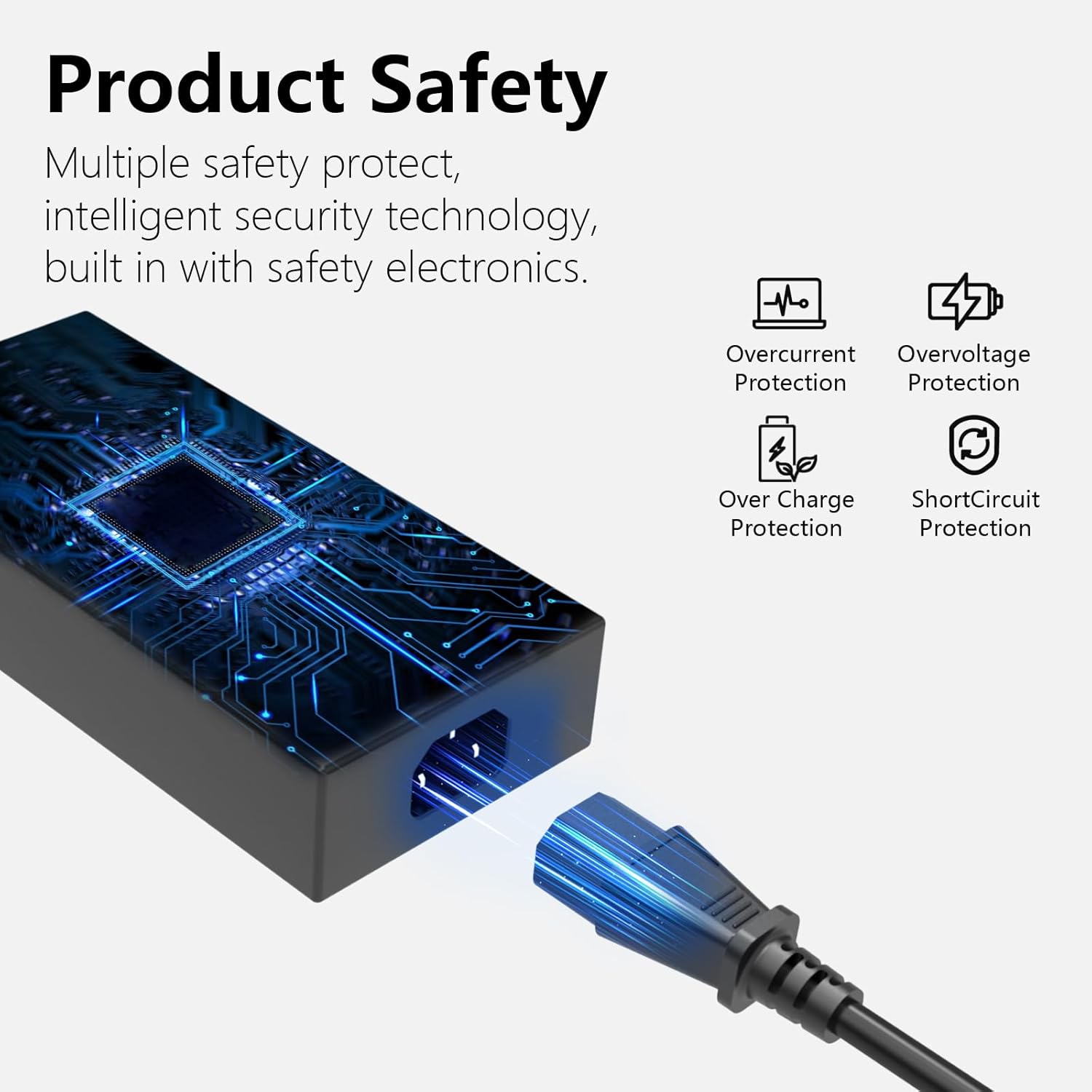 Cargador Zephyrus de 240 W ADP-240EB B compatible con ASUS ROG Zephyrus S15 S17 M15 M16 G14 G15 G16 Flow X16 GV601 Gaming Laptop