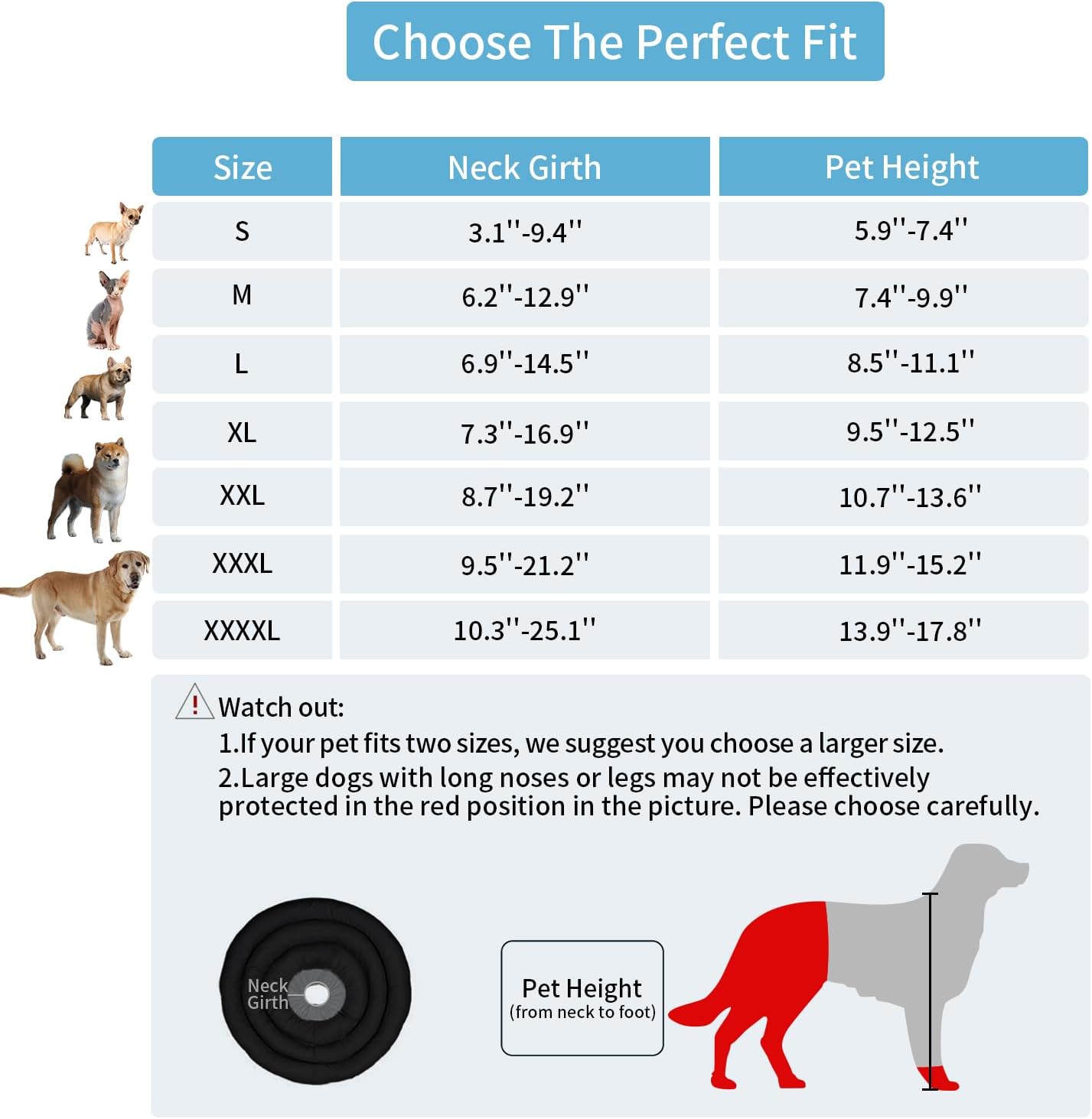 Conos para perros pequeños, cómodo y ajustable suave cono alternativo después de la cirugía, collar de dona isabelino para la recuperación de perros