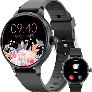 FITVII Reloj inteligente para mujer, contador de pasos, monitor de actividad física con presión arterial 247 y monitor de oxígeno en sangre, monitor FITVII Reloj inteligente para mujer, contador de pasos, monitor de actividad física con presión arterial 247 y monitor de oxígeno en sangre, monitor