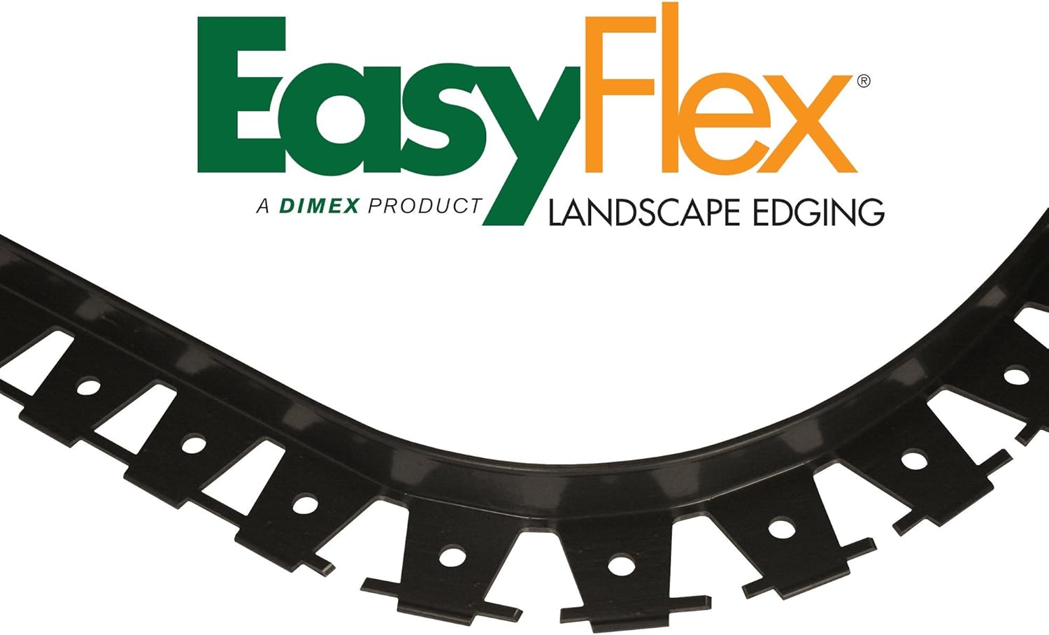 Dimex 1262-60C – Bordes de pavimentadora, 60 pies, negro y picos de anclaje 1989S-45C, 10 pulgadas, gris