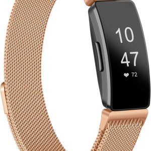 Amzpas Correas compatibles con Fitbit Inspire 2 y Fitbit Inspire HR y Fitbit Inspire y Fitbit Ace 2, correa magnética ajustable de malla de acero Amzpas Correas compatibles con Fitbit Inspire 2 y Fitbit Inspire HR y Fitbit Inspire y Fitbit Ace 2, correa magnética ajustable de malla de acero