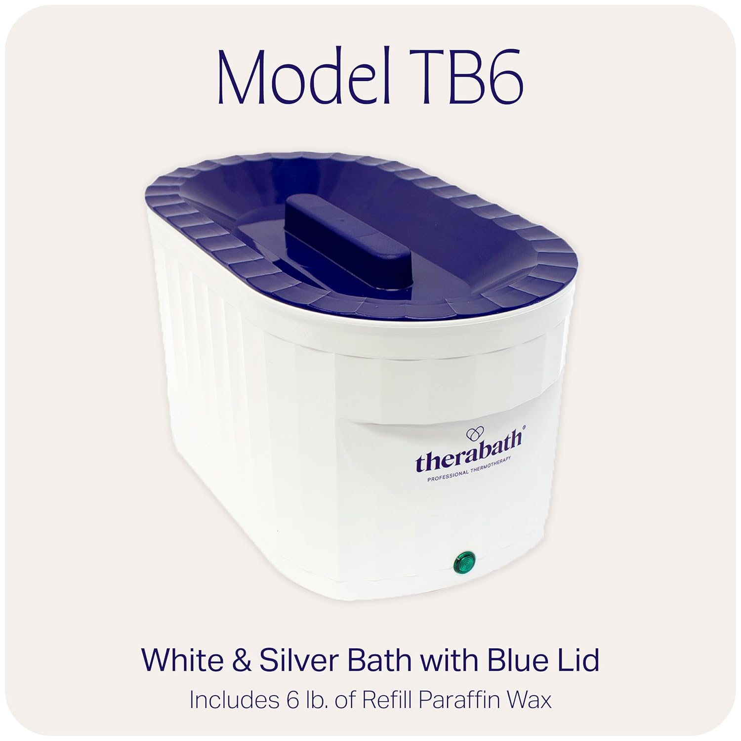 Therabath Termoterapia profesional TB6 de cera de parafina para baño, ayuda a aliviar la artritis y la rigidez muscular, terapia de calor para