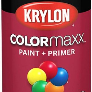 Krylon K05511007 COLORmaxx – Pintura y base en aerosol para uso en interiores y exteriores, color rojo cereza brillante, 12 onzas (paquete de 1) Krylon K05511007 COLORmaxx – Pintura y base en aerosol para uso en interiores y exteriores, color rojo cereza brillante, 12 onzas (paquete de 1)