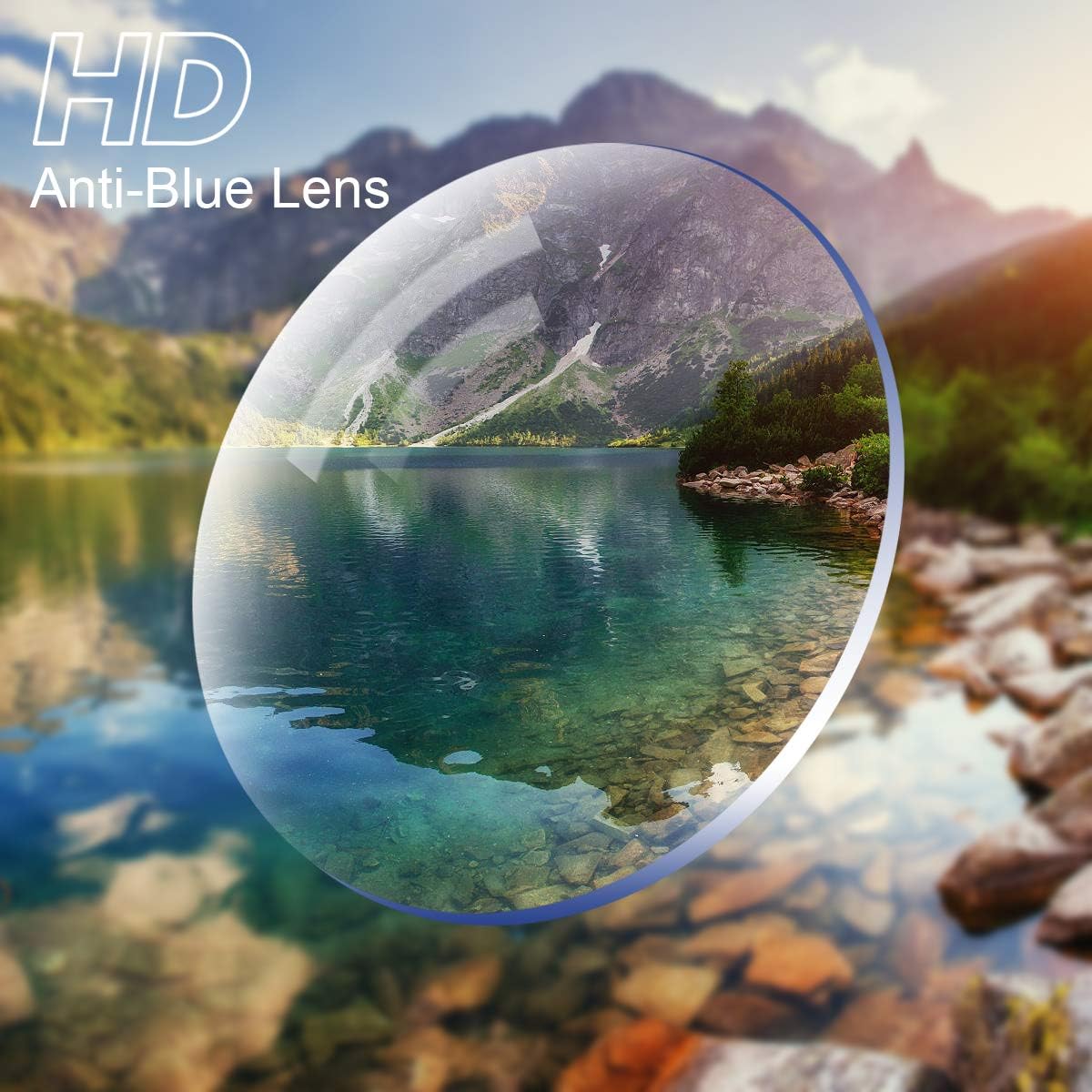 Gafas de lectura con clip abatibles, multifocales progresivas, antideslumbrantes, con filtro UV