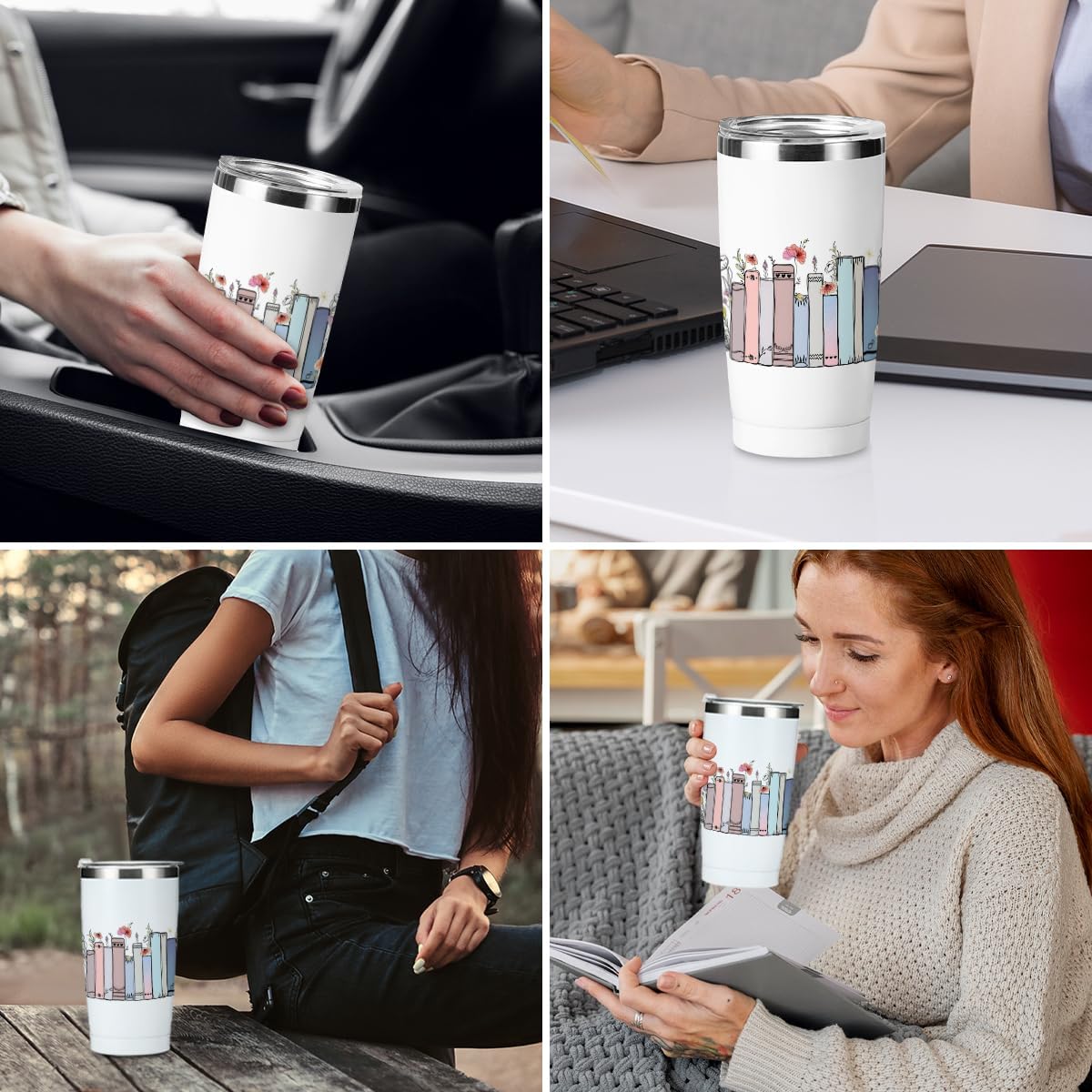 Vaso inspirado para decoración de libros, taza de café, regalos de amor con música, regalos para amantes de los libros, regalos para mujeres y