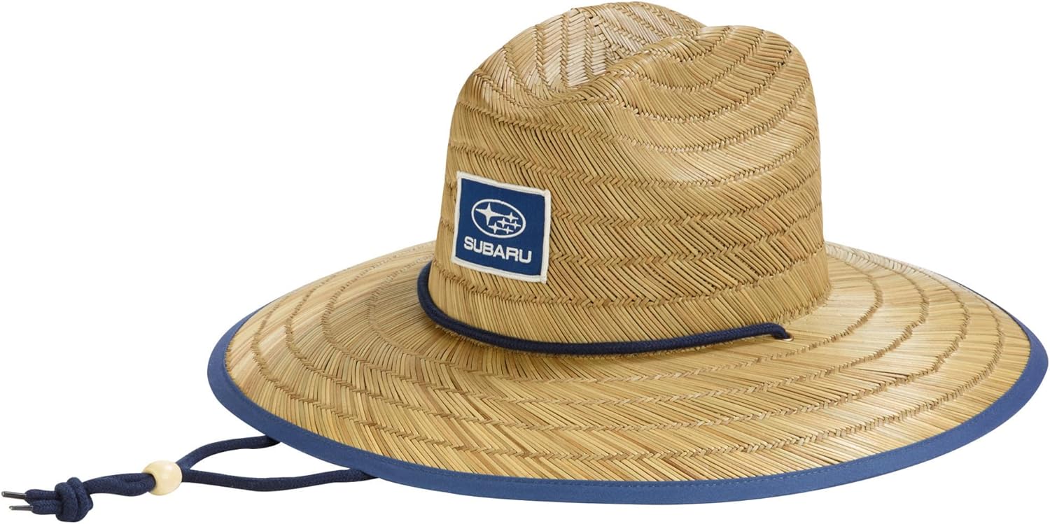 Subaru Logo Leaf Sombrero de Paja Ascent Forester WRX Sti Legacy Outback Impreza Crosstrek BRZ Solterra Amarillo, Amarillo