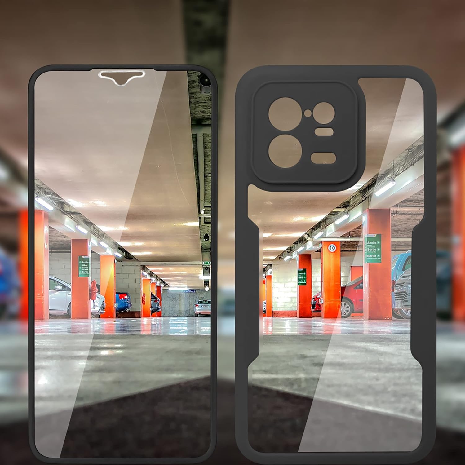 CCSamll – Funda transparente para Xiaomi 13 Pro 5G con protector de pantalla, delgada, a prueba de golpes, suave, TPU para protección de cuerpo