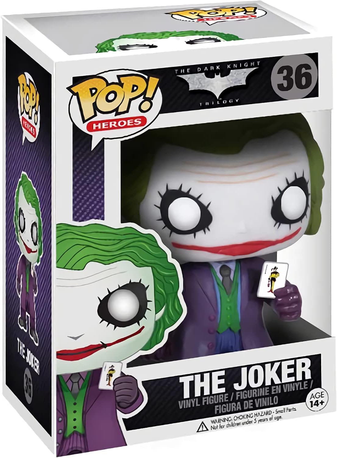 The Joke r Fun ko P o p ! Heroes – Figura de vinilo con 1 protector gráfico compatible con ‘ToysDiva’ (036 – 03372 – B)