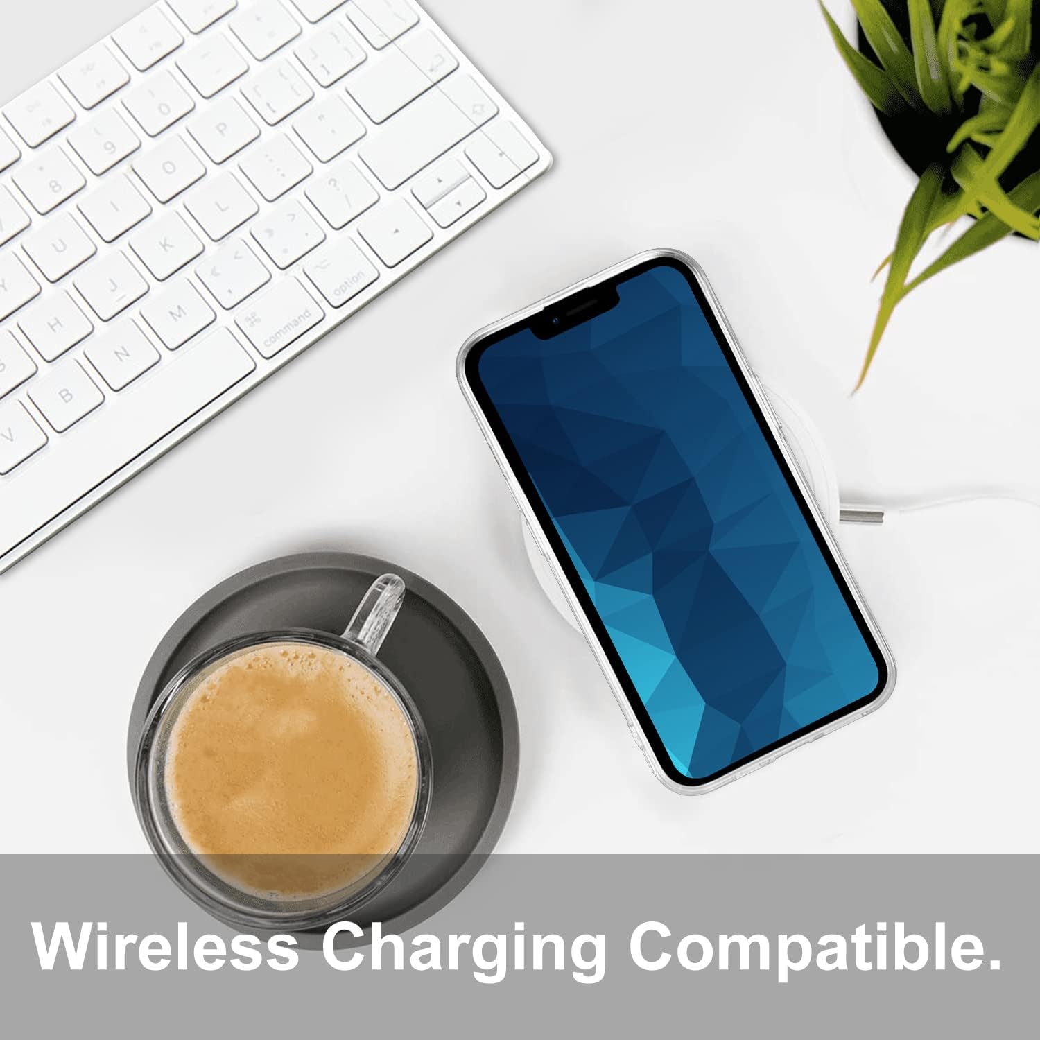 JOYLAND Qiusuo – Funda compatible con iPhone 11, funda protectora de poliuretano termoplástico transparente a prueba de golpes, diseño de moda y