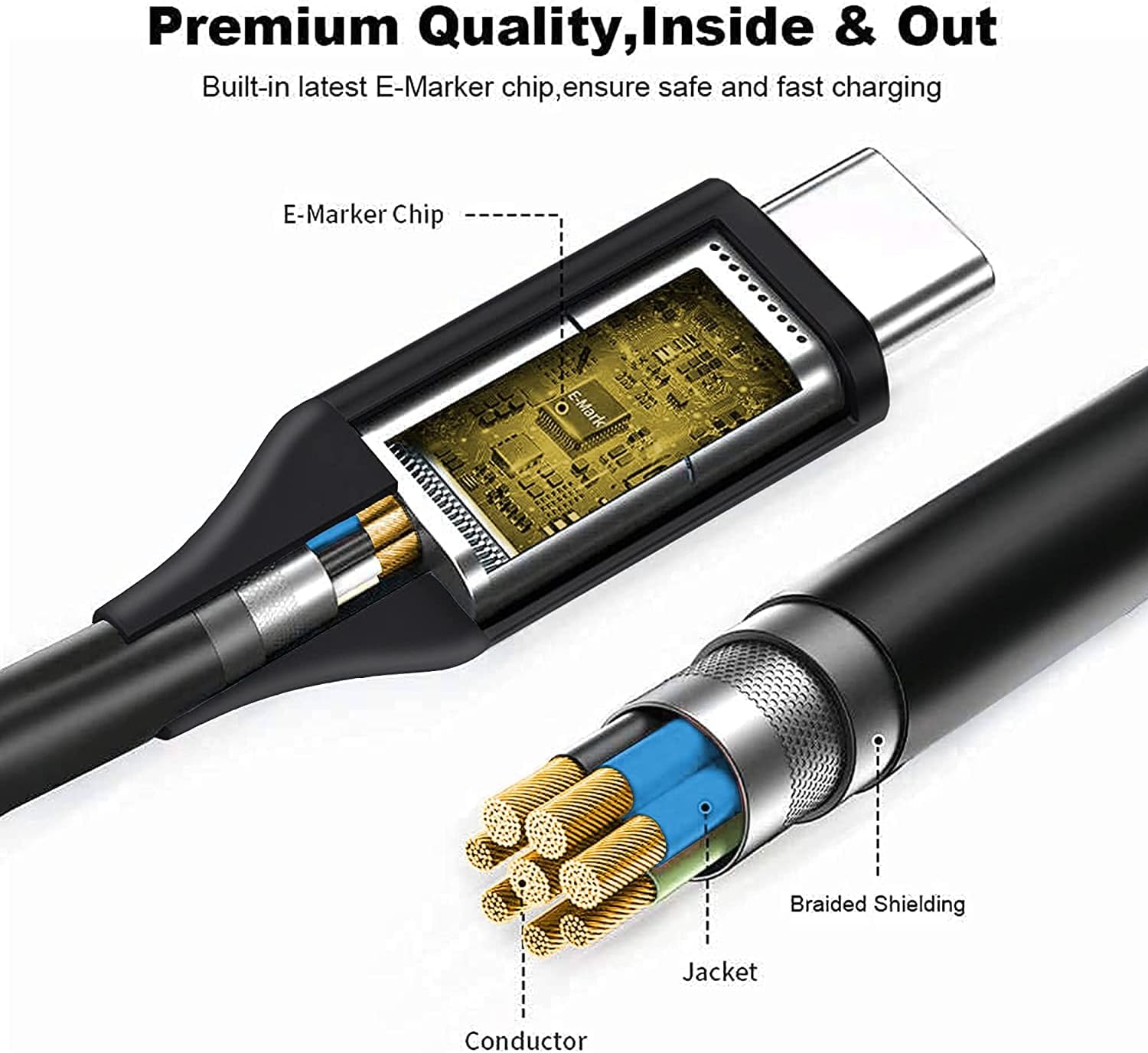 Galaxy Bang Cargador adaptador de CA para Lenovo 500e Gen 3, 82JB, 82JC, 82J3 500w Gen 3, 82J4 500w Gen 4, 82VQ, 82VR