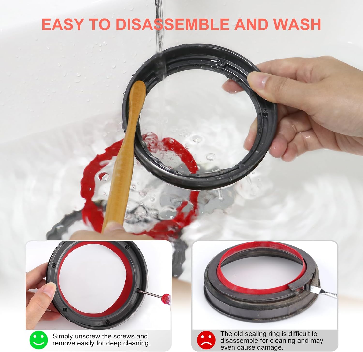SV16 SV29 – Anillo de sellado de cubo de polvo de repuesto para Dyson Outsize Canister Parte, repuesto para Outsize V11V15PlusGen 5AbsolutoAbsolute