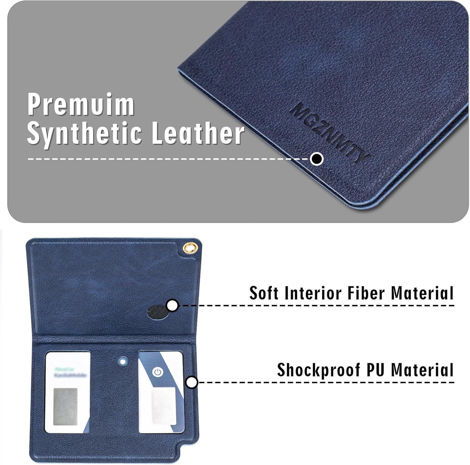 Estuche de viaje rígido portátil para AliveCor Kardia tarjeta móvil monitor de frecuencia cardíacatarjeta Kardiamobile dispositivos de monitor de