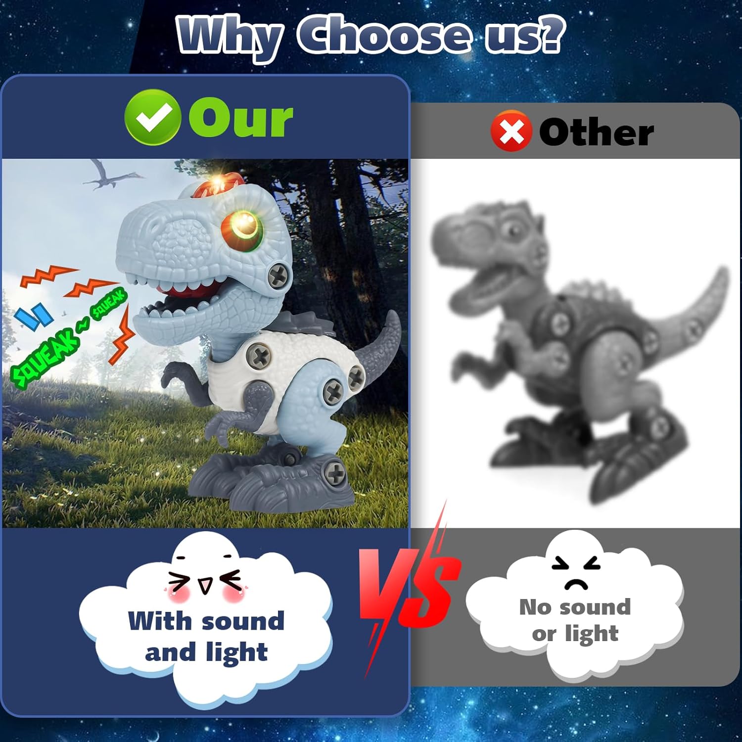 Juguetes de dinosaurio para niños de 3 a 5 años, juguetes de dinosaurio desmontables para niños de 5 a 7 años, juguetes para niños de construcción