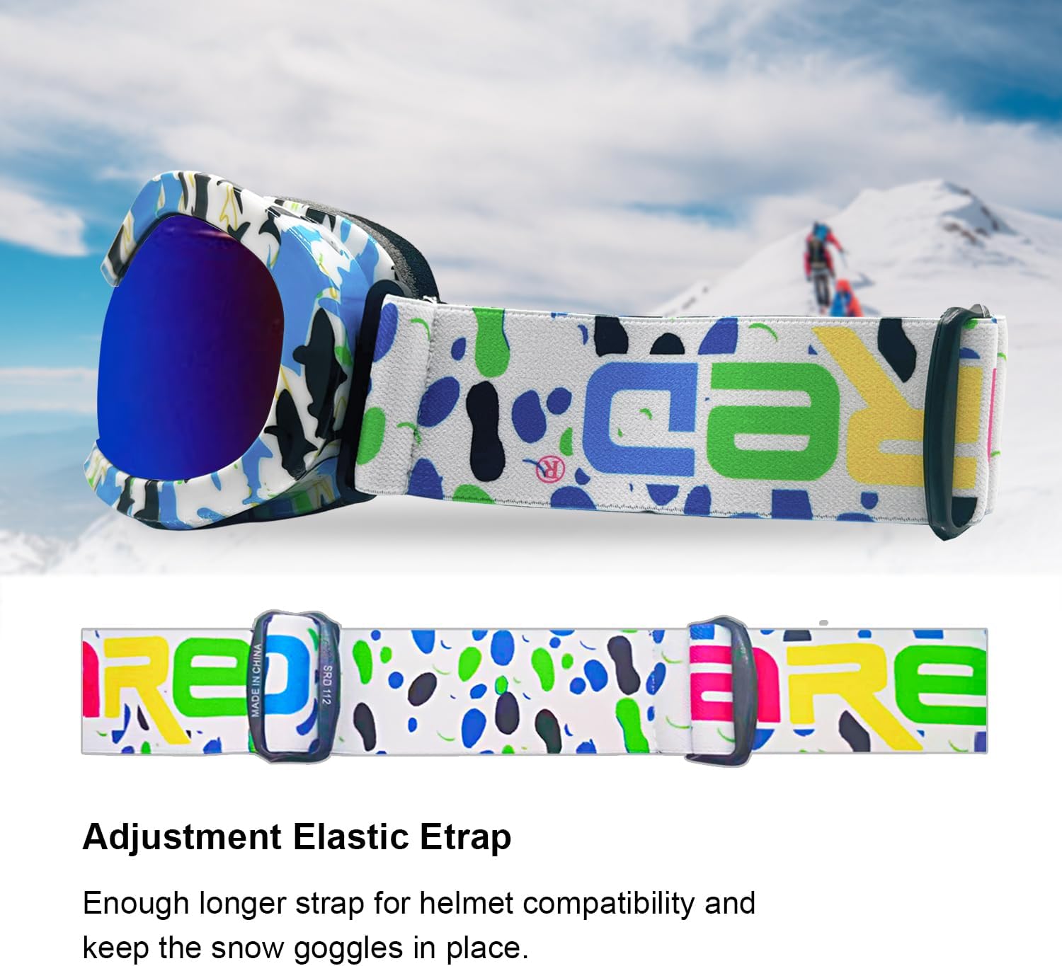 Kids Ski Goggles Snow Snowboard Goggles for 3-12 Years Boy