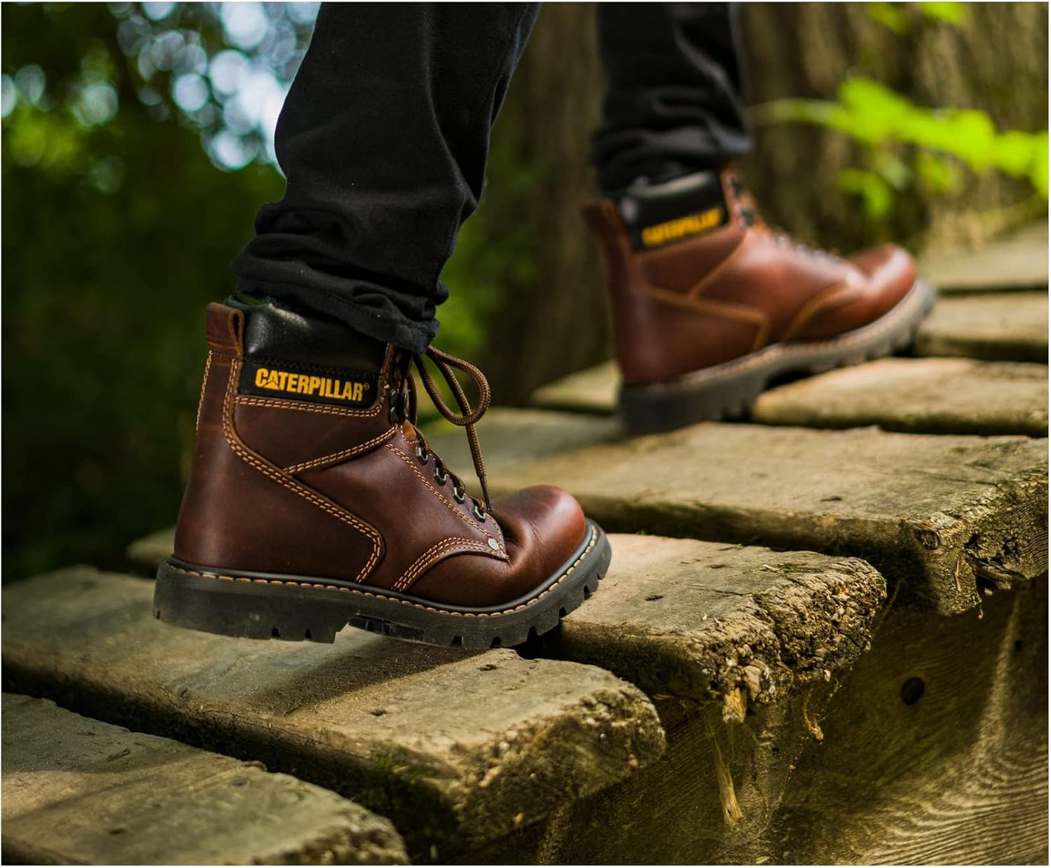 Cat Footwear Botas de trabajo Second Shift con punta de acero para hombre