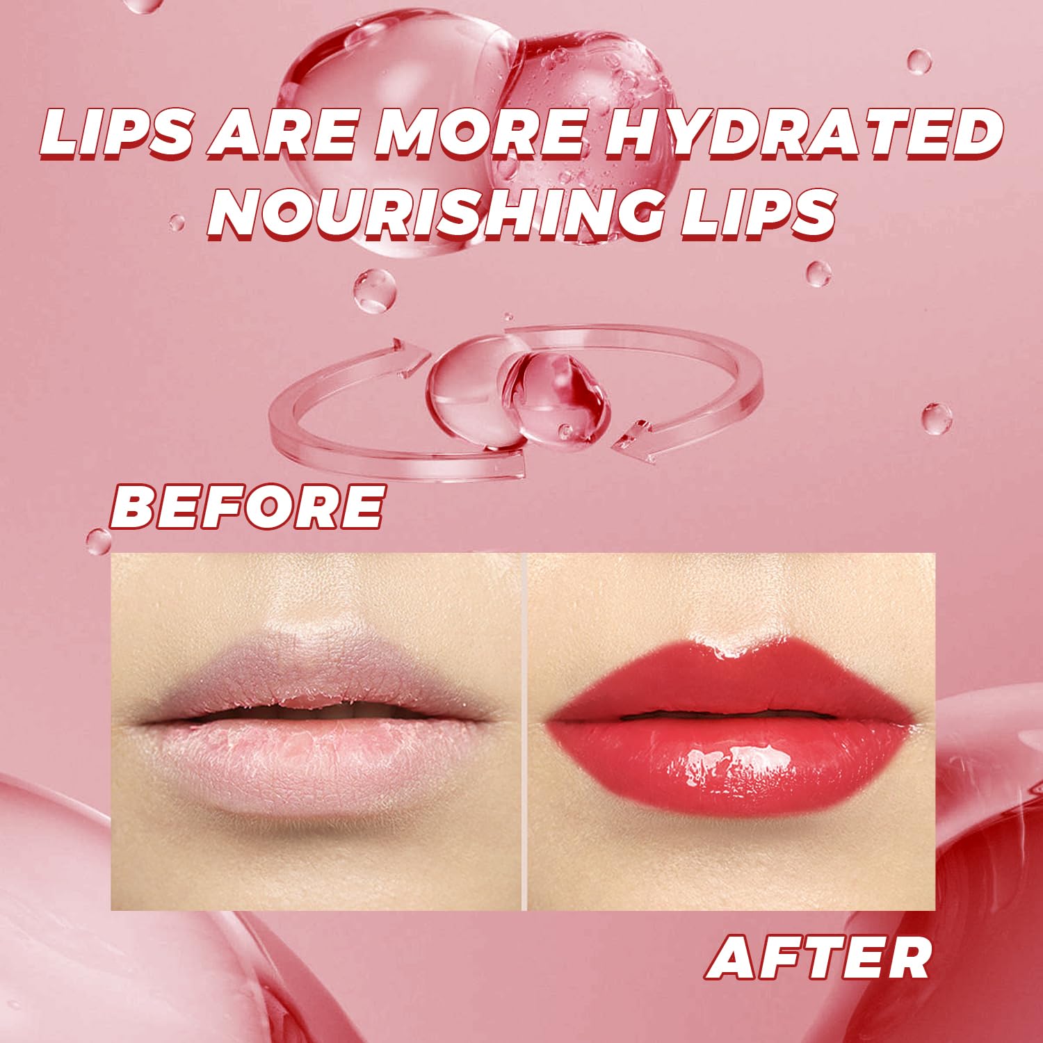 Aceite hidratante para labios, brillo de aceite de labios hidratante, no pegajoso y de larga duración, tinte de aceite labial de cabeza de cepillo