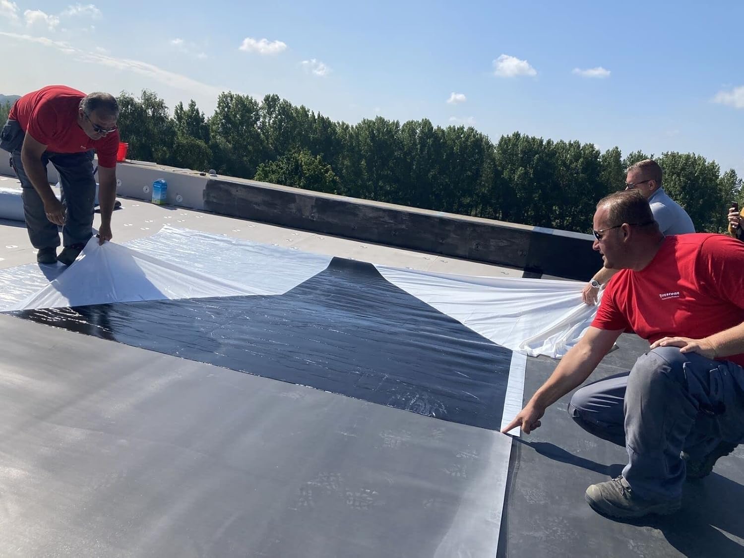 10′ x 100′ Firestone Rubbergard 45-Mil EPDM Roofing Rubber