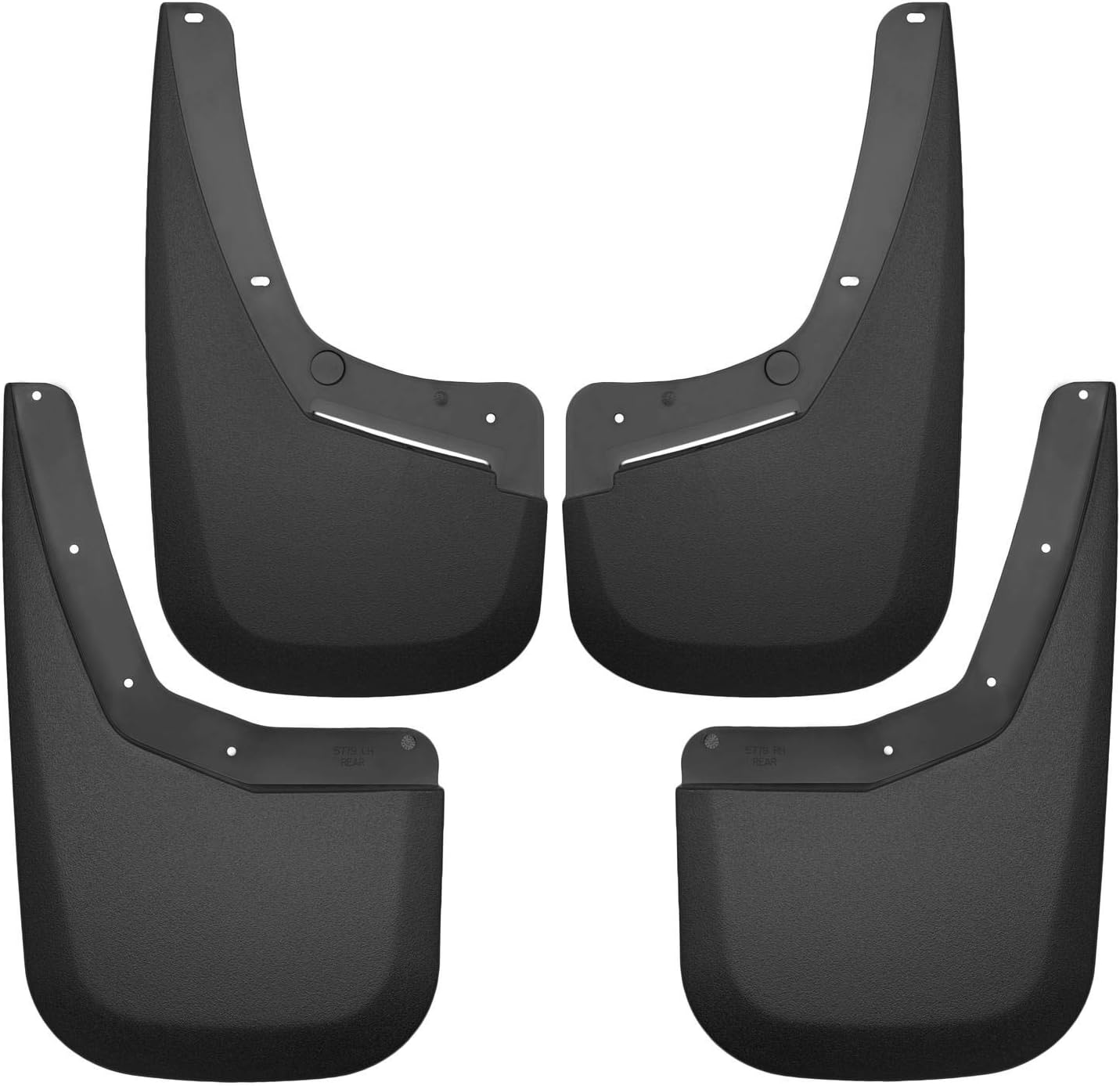 Husky Liners – Protectores de barro delanteros y traseros  Chevrolet Silverado 1500 2007 – 2013, Chevrolet Silverado 25003500 2007 – 2014 con ruedas