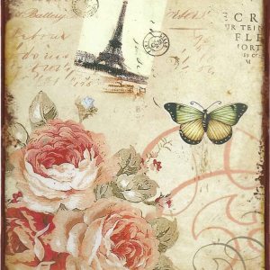 Letrero de hojalata de metal rosa con texto en inglés Thankful & Blessed con diseño floral vintage para colgar en la pared, decoración de Letrero de hojalata de metal rosa con texto en inglés Thankful & Blessed con diseño floral vintage para colgar en la pared, decoración de