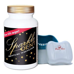 Sparkle Dent Denture Cleaner Whitener incluido con caja de dentadura dental con cesta y tapa para un fácil almacenamiento del retenedor Invisalign Sparkle Dent Denture Cleaner Whitener incluido con caja de dentadura dental con cesta y tapa para un fácil almacenamiento del retenedor Invisalign