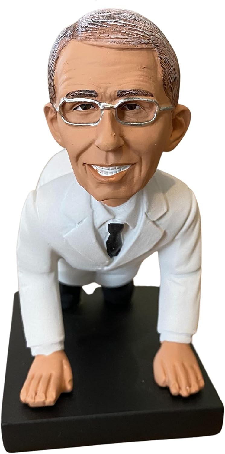 Pesky Patriot Dr. Anthony Fauci Bobblehead Portalápices Regalo de mordaza  Divertido anti Lord Fauci Idea de regalo novedosa para estadounidenses
