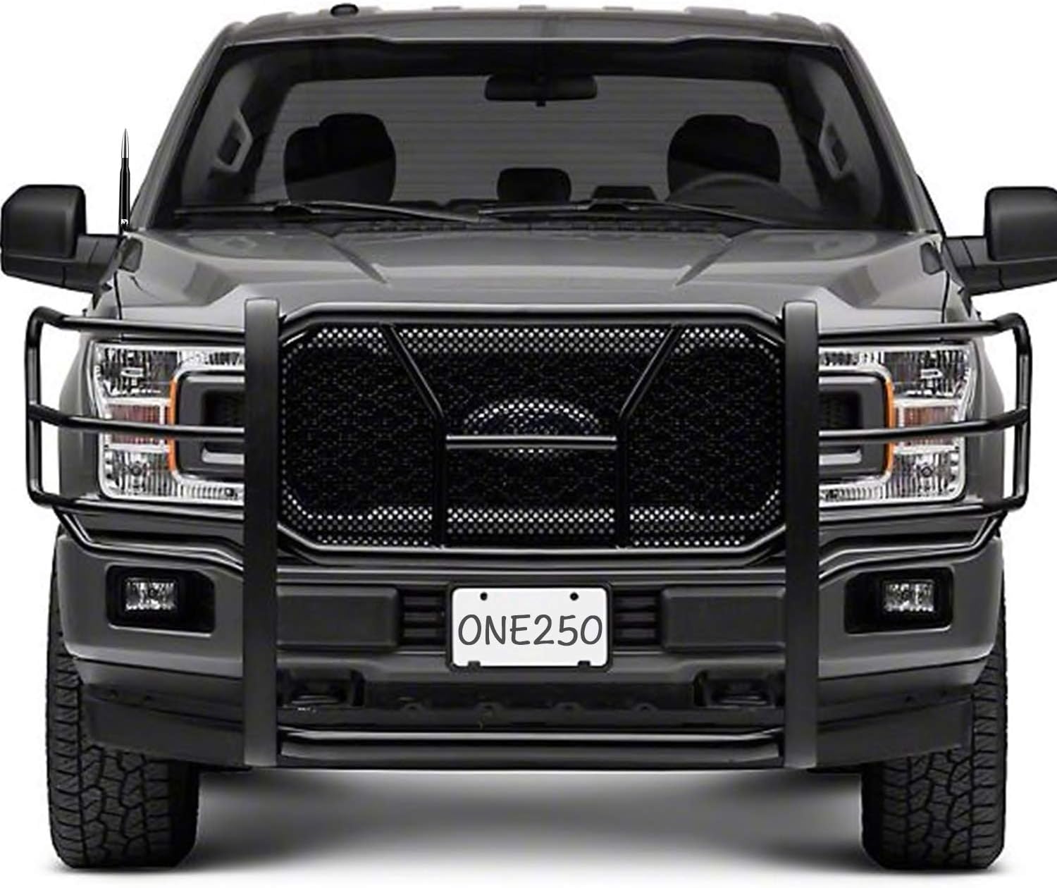 Antena estilo bala, compatible con Dodge RAM (RAM 1500, RAM 2500 o RAM 3500 1994-2024) y Ford Serie F (F-150 F-250 F-350 Super Duty Ford Raptor