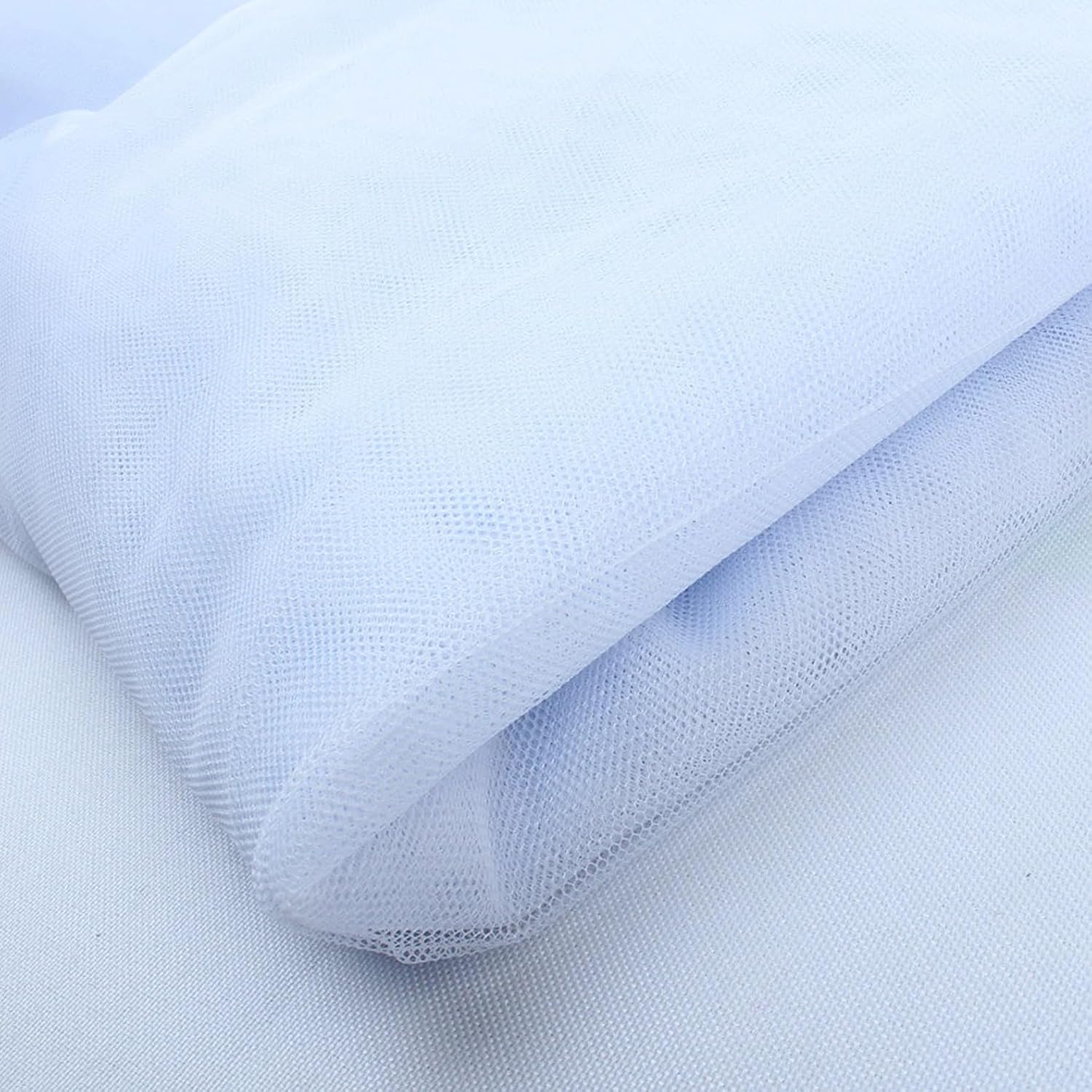 Mosquitera blanca de bricolaje  Paquete de 2 redes de 10 x 20 pies  Cubierta de insectos para jardín, patio, exterior y ventanas  Varios tamaños en