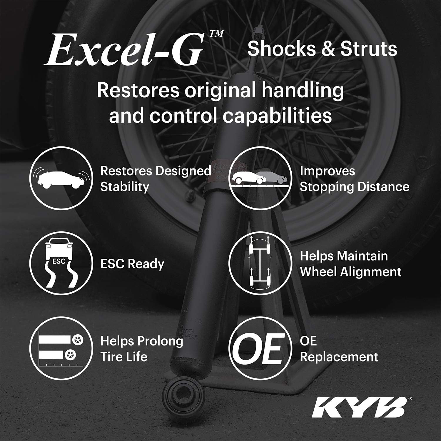 KYB 349027 Excel-G Amortiguador de gas