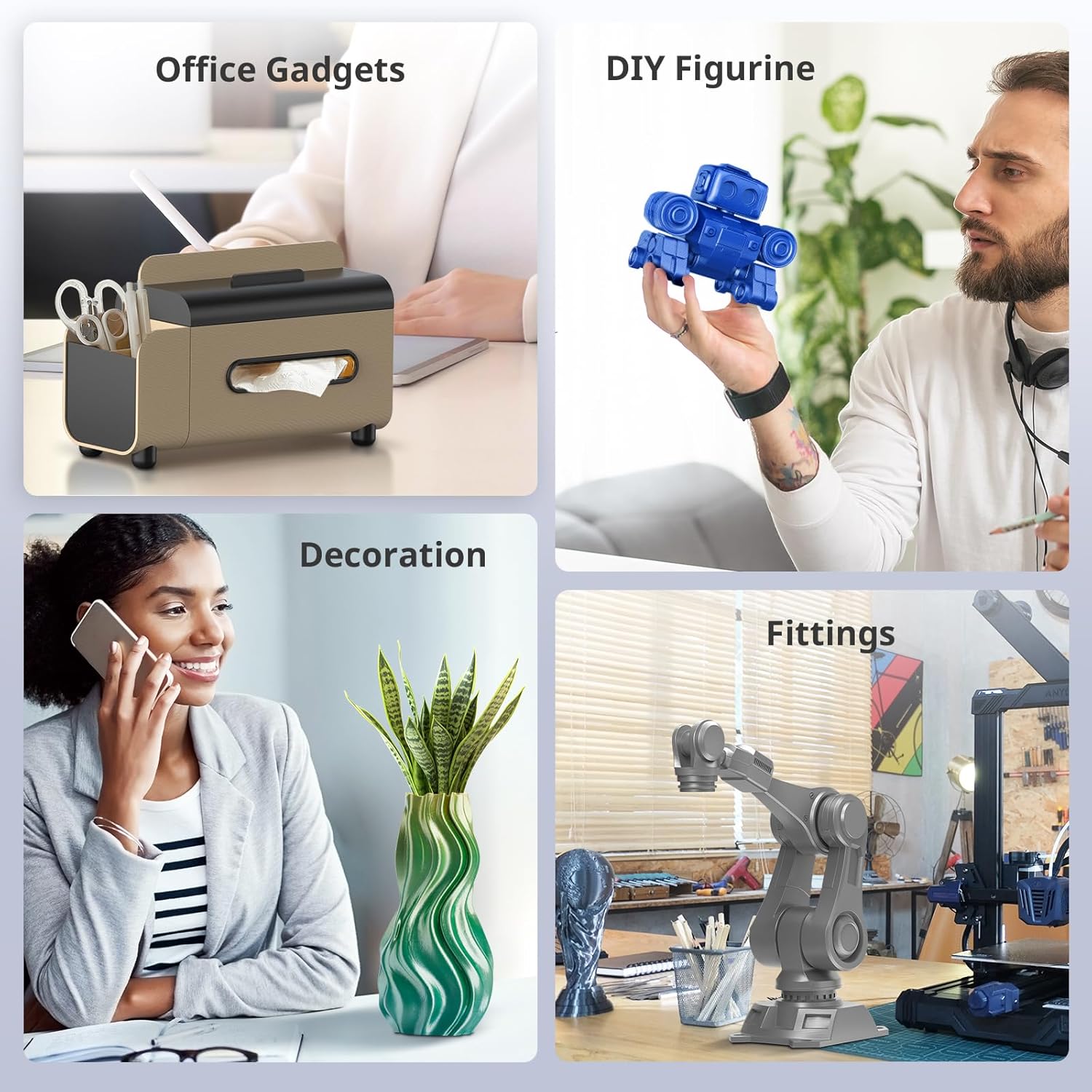 Anycubic Impresora 3D Kobra 2 Neo, velocidad de impresión mejorada de 9.843 ins más rápida con nuevos detalles de extrusora integrados aún mejores,
