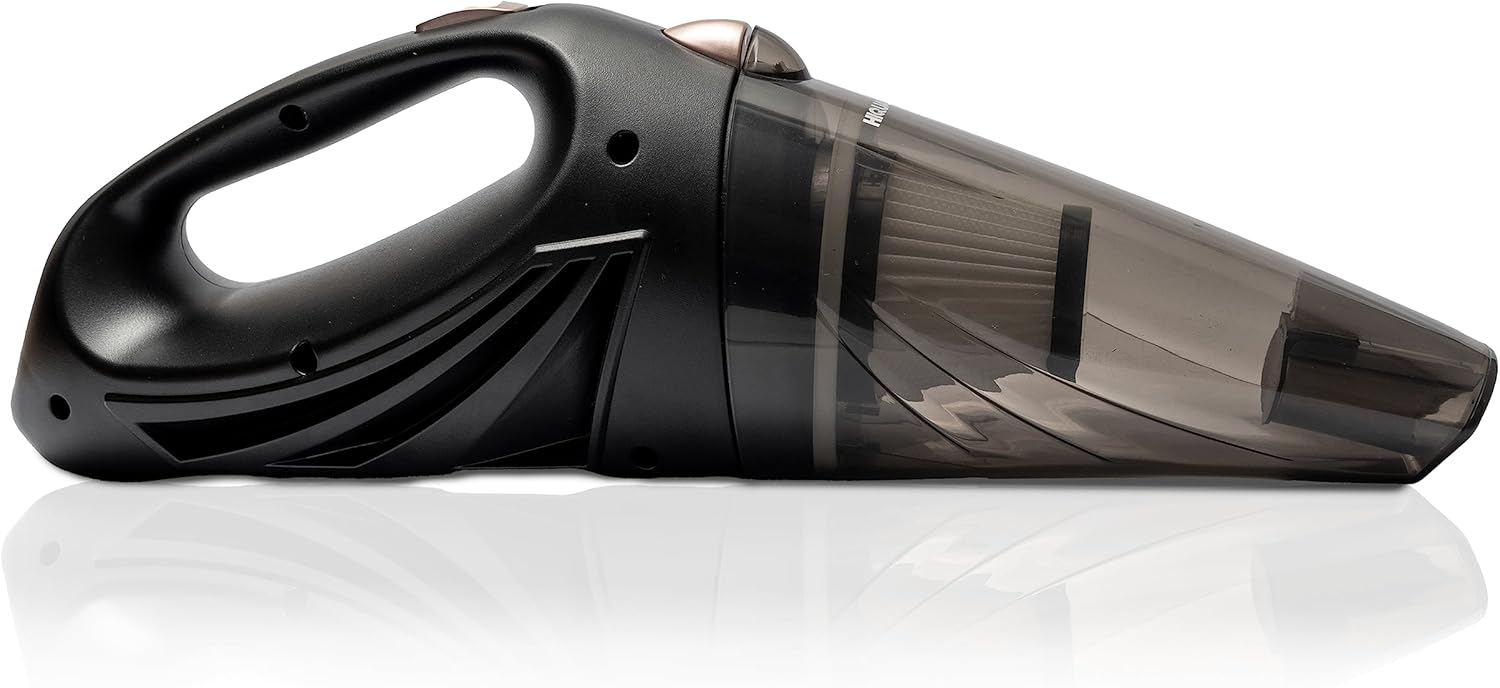 HIQUALITTY Aspiradora de coche y hogar de nueva generación, aspiradora inalámbrica portátil con batería recargable y 6 accesorios, aspiradora de