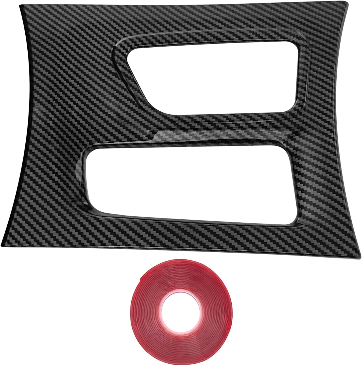 Cubierta de palanca de cambios de control central, accesorios interiores, fibra de carbono para Dodge Charger 2015-2023 2024