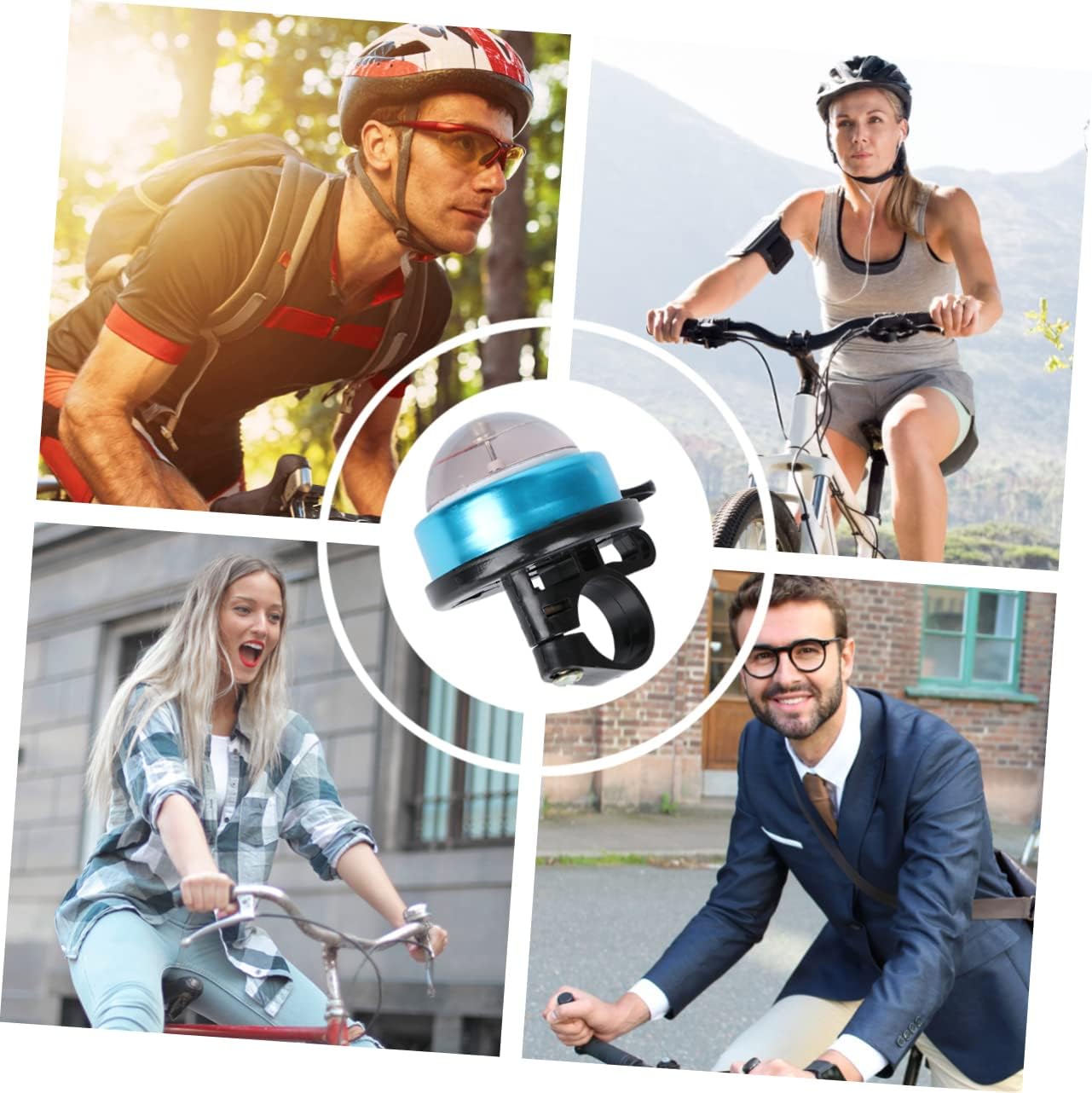 Kisangel Campana de bicicleta para niños, bicicletas para adultos, accesorios de latón, alarma de bicicleta, campana de bicicleta para manillar de