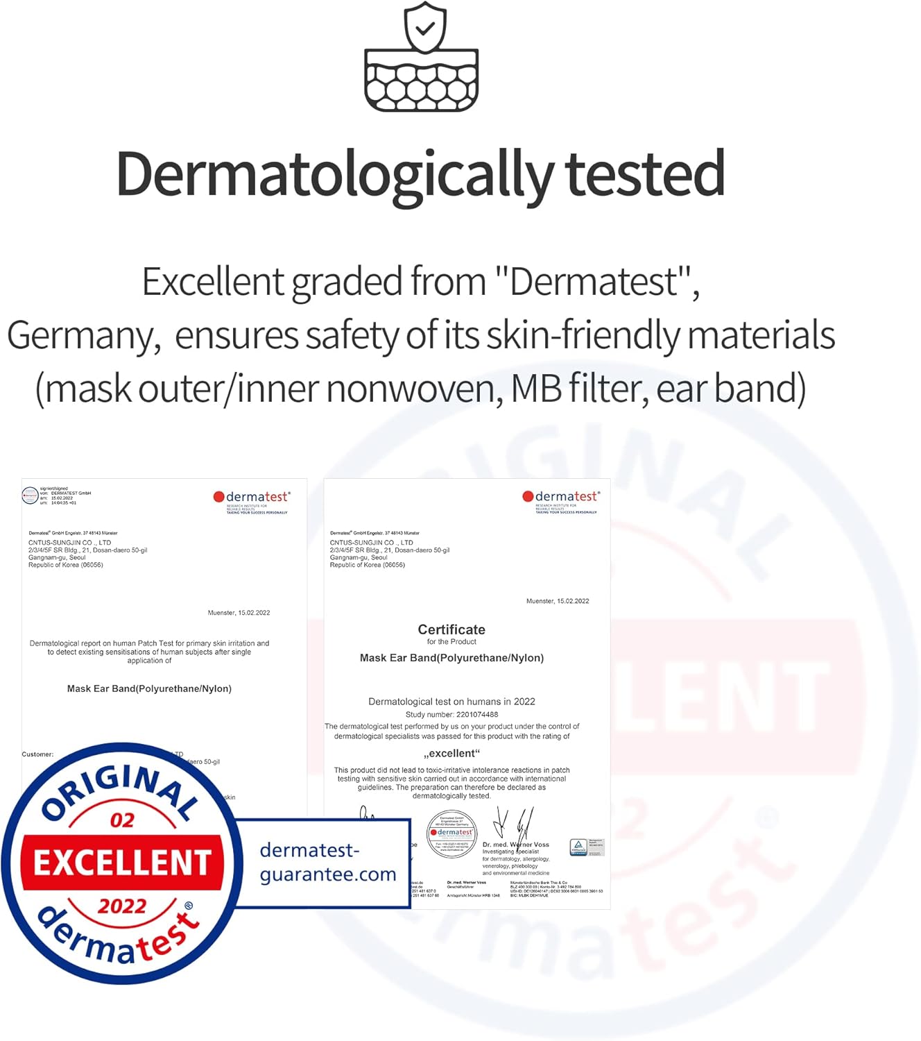 AER PEAK KF94 Disposable Face Masks Individually Wrapped, Breathable and Comfortable Micro Dust Protection Mask Made in Korea