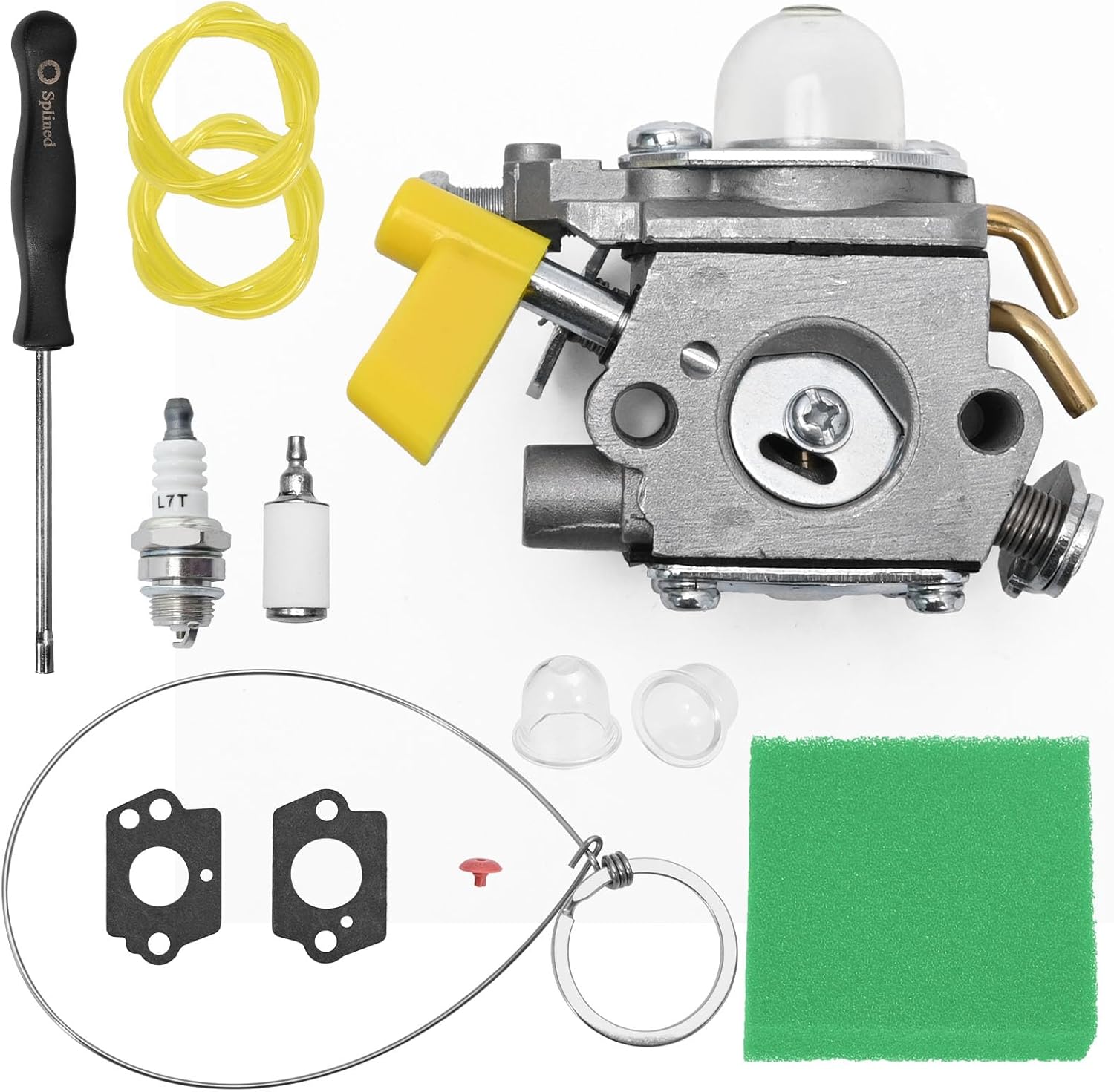 Repuesto de carburador C1U-H60 para recortadora de cuerdas Ryobi RY28000 RY28005 RY28025 RY28020 CS26 RY28021 RY28041 26CC, reemplazo de