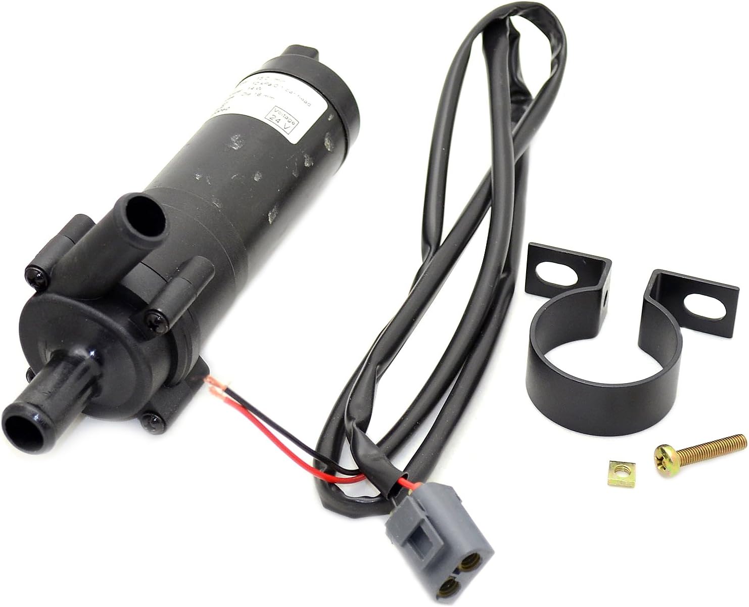 Johnson Pumps 10-24486-03 CM10P7-1 Bomba de circulación de 4.0 GPM con puerto de 58 pulgadas, 12 V, negro