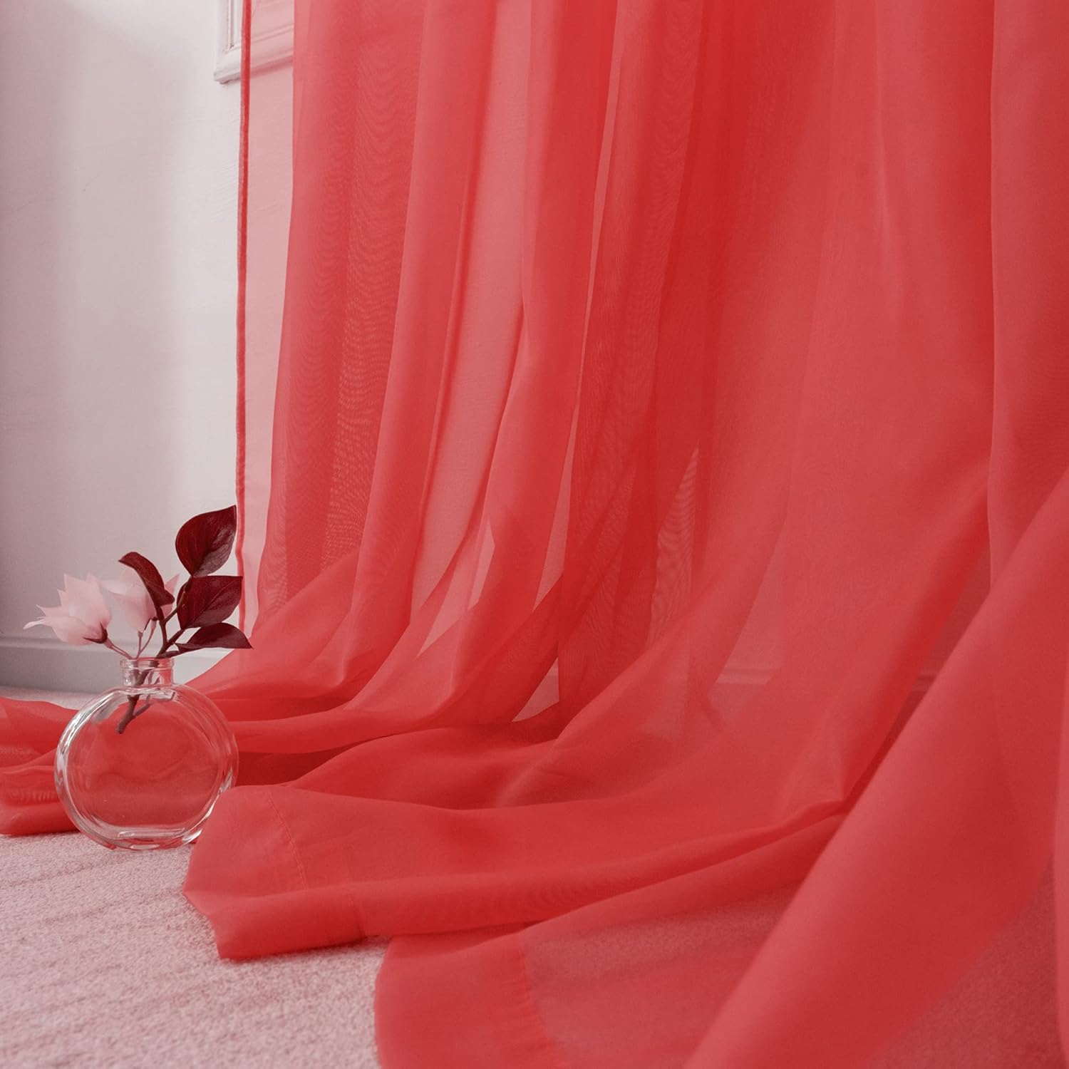 HUTO – Cortinas transparentes para ventana