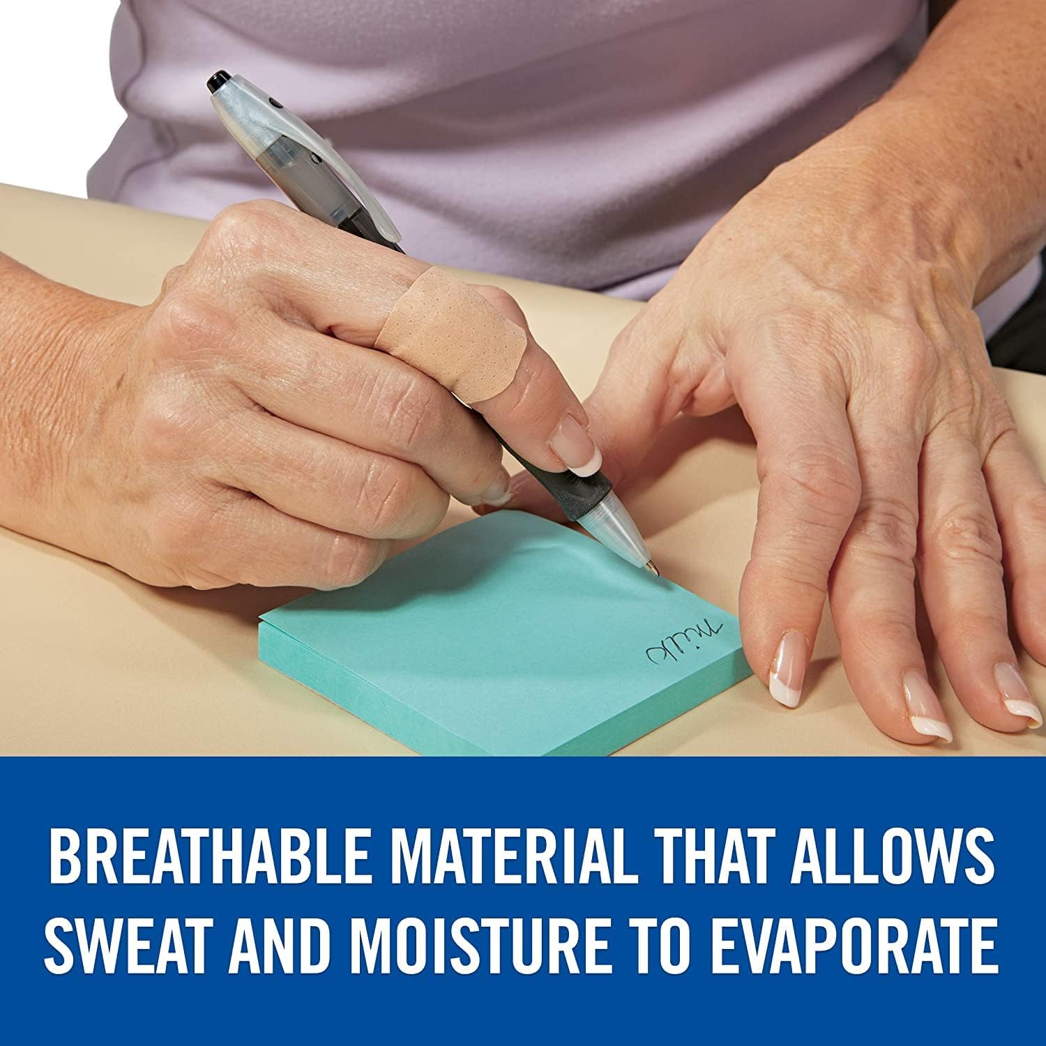 Nexcare Vendajes de tela flexible y resistente, 30 surtidos, paquete de 2