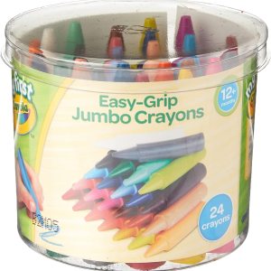 CRAYOLA MyFirst – Lápices de colores surtidos (paquete de 24) Crayones colorantes de fácil agarre perfectos para manos de niños pequeños Ideal CRAYOLA MyFirst – Lápices de colores surtidos (paquete de 24) Crayones colorantes de fácil agarre perfectos para manos de niños pequeños Ideal